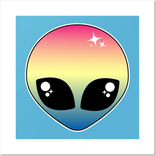 Pansexual Kawaii Alien Posters and Art